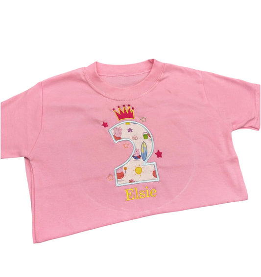 Pig birthday t-shirt