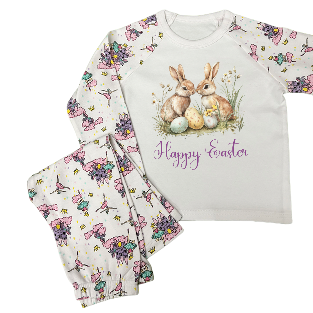 Happy Easter Bunny Princess Pjs