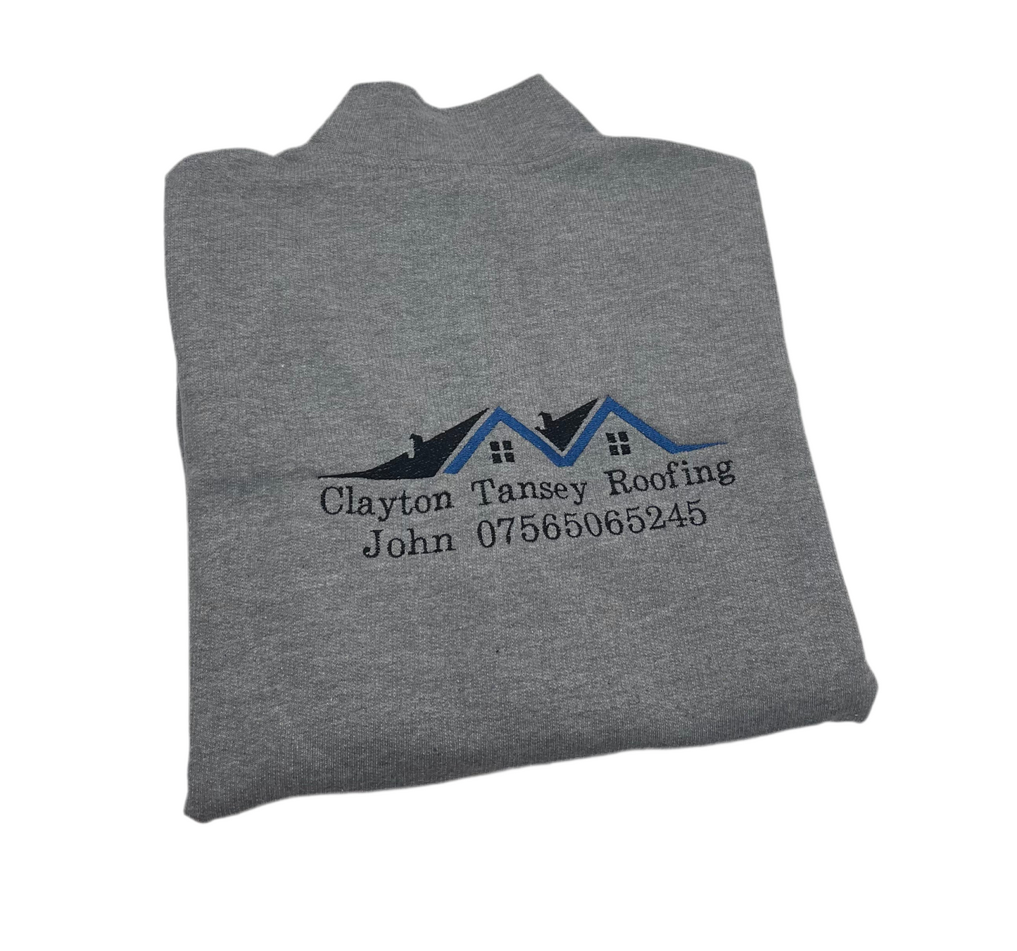 Workwear Personalised 1/4 Zip Sweatshirt