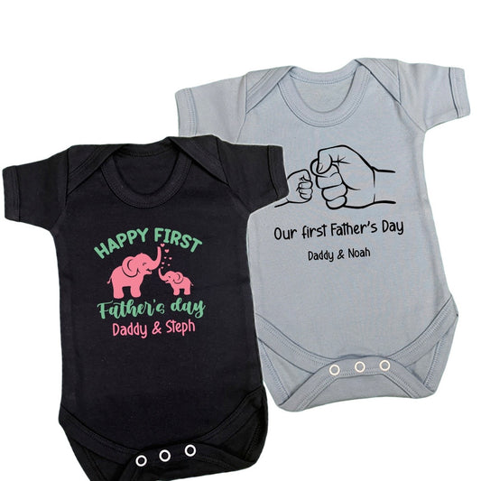 First Father’s Day Elephant Bodysuit
