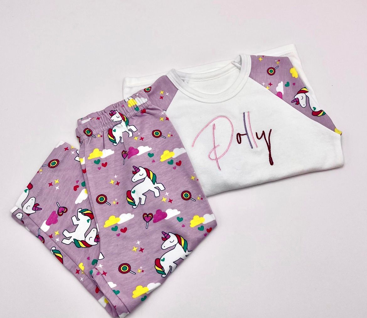 Tiffany Name Unicorn Pjs