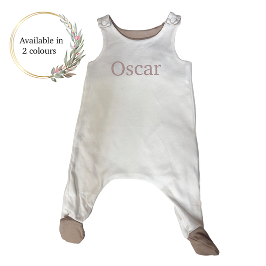 2 Colour Footie Lounge Romper