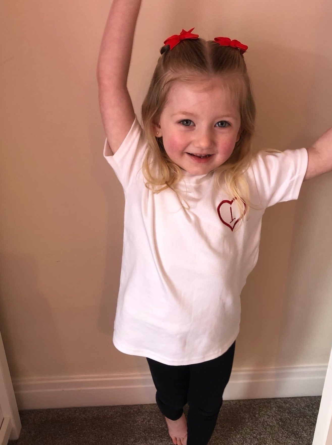 Initial Heart Children's Tshirt